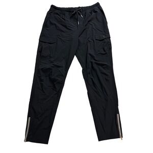 Under Armour Storm CN Athletic Black Ripstop Cargo Pants Tapered Zip Ankle XL